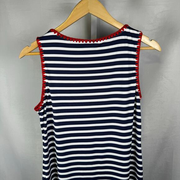 Tommy Bahama NEW Breton Stripe Spa Dress Navy White Swim Ladies Size Sma… - Picture 6 of 6